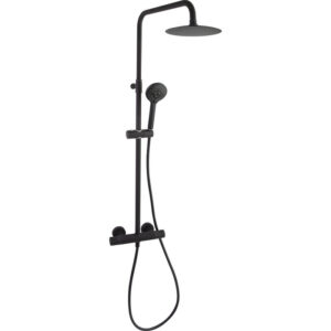 Colonne de douche thermostatique - Ibaya - SIDER - Noir - SIDER
