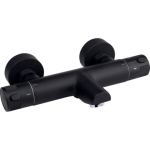 Mitigeur bain-douche - SIDER - Ibaya - Thermostatique - Noir mat - SIDER