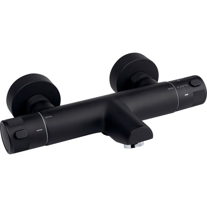 Mitigeur bain-douche - SIDER - Ibaya - Thermostatique - Noir mat - SIDER