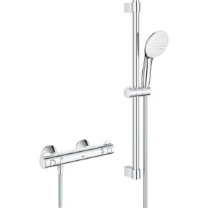 Ensemble de douche 2 jets avec barre - GROHE - Chromé - Grohe