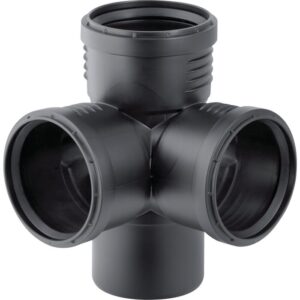 Culotte double à 87° - Silent-PP - GEBERIT - Ø 110-110-110 mm - Geberit
