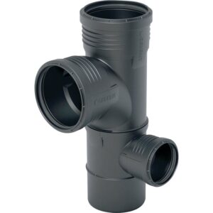 Embranchement double à 87,5° - Silent-PP - GEBERIT - Droite - Ø110-110-50 mm - Geberit