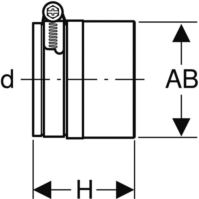Manchette de transition - GEBERIT - Ø110 mm - Geberit – Image 2