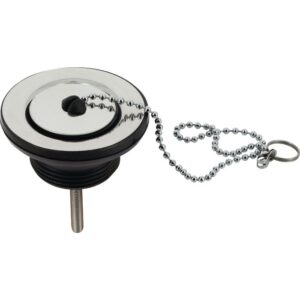 Bonde lavabo - NICOLL - Bouchon-chaînette - Débit 23L/min - Nicoll
