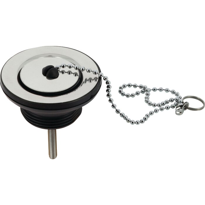 Bonde lavabo - NICOLL - Bouchon-chaînette - Débit 23L/min - Nicoll