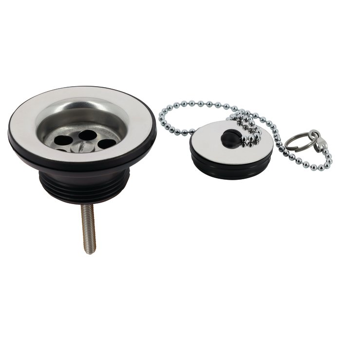 Bonde lavabo - NICOLL - Bouchon-chaînette - Débit 23L/min - Nicoll – Image 2