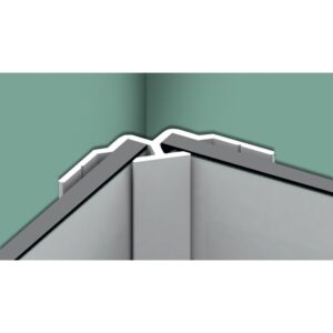 Profilé en L - KINEDO - KINEWALL - Montage en angle - Blanc - Kinedo