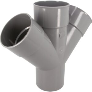 Culotte double - NICOLL - Mâle/ Femelle - 45° - Ø 100 mm - Nicoll