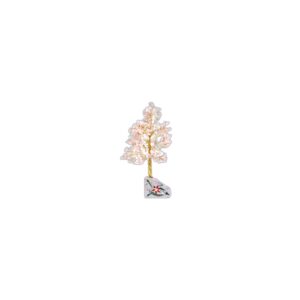Arbre à pierres précieuses en quartz rose - 320 pierres- Vendu par 1