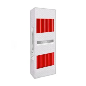 Bougie Conique - Rouge- Vendu par 10