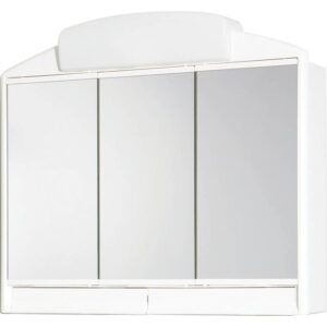 Armoire de toilette - Blanc - L590mm x H 510mm x P160mm - Galedo