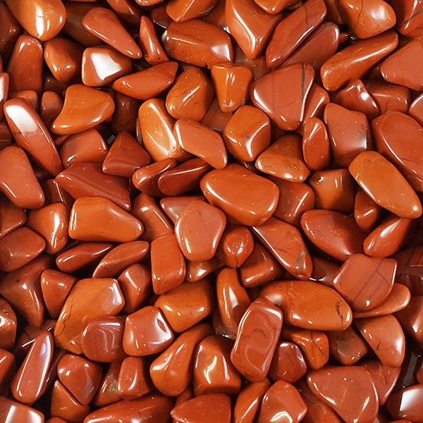Pack de 24 L Tumble Stone - Jaspe - Rouge- Vendu par 1 – Image 4
