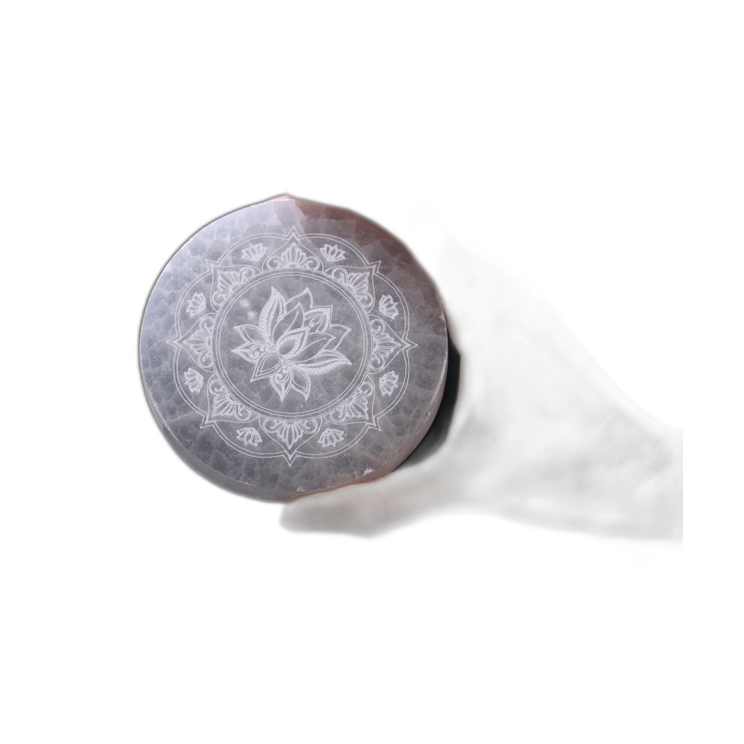 Plaque de Charge Moyenne 10cm - Lotus Mandala- Vendu par 1 – Image 3