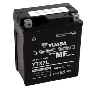 Batterie YUASA Ytx7l SLA AGM - Sans Entretien - Prête à l'emploi.