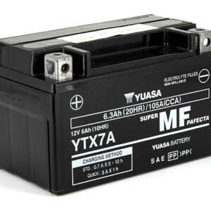 Batterie YUASA Ytx7a SLA AGM - Sans Entretien - Prête à l'emploi.