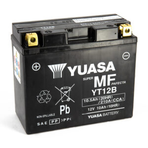 Batterie YUASA YT12B SLA AGM - Sans Entretien - Prête à l'emploi.
