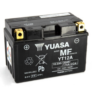 Batterie YUASA YT12A SLA AGM - Sans Entretien - Prête à l'emploi.