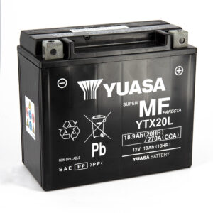 Batterie YUASA Ytx20l SLA AGM - Sans Entretien - Prête à l'emploi.