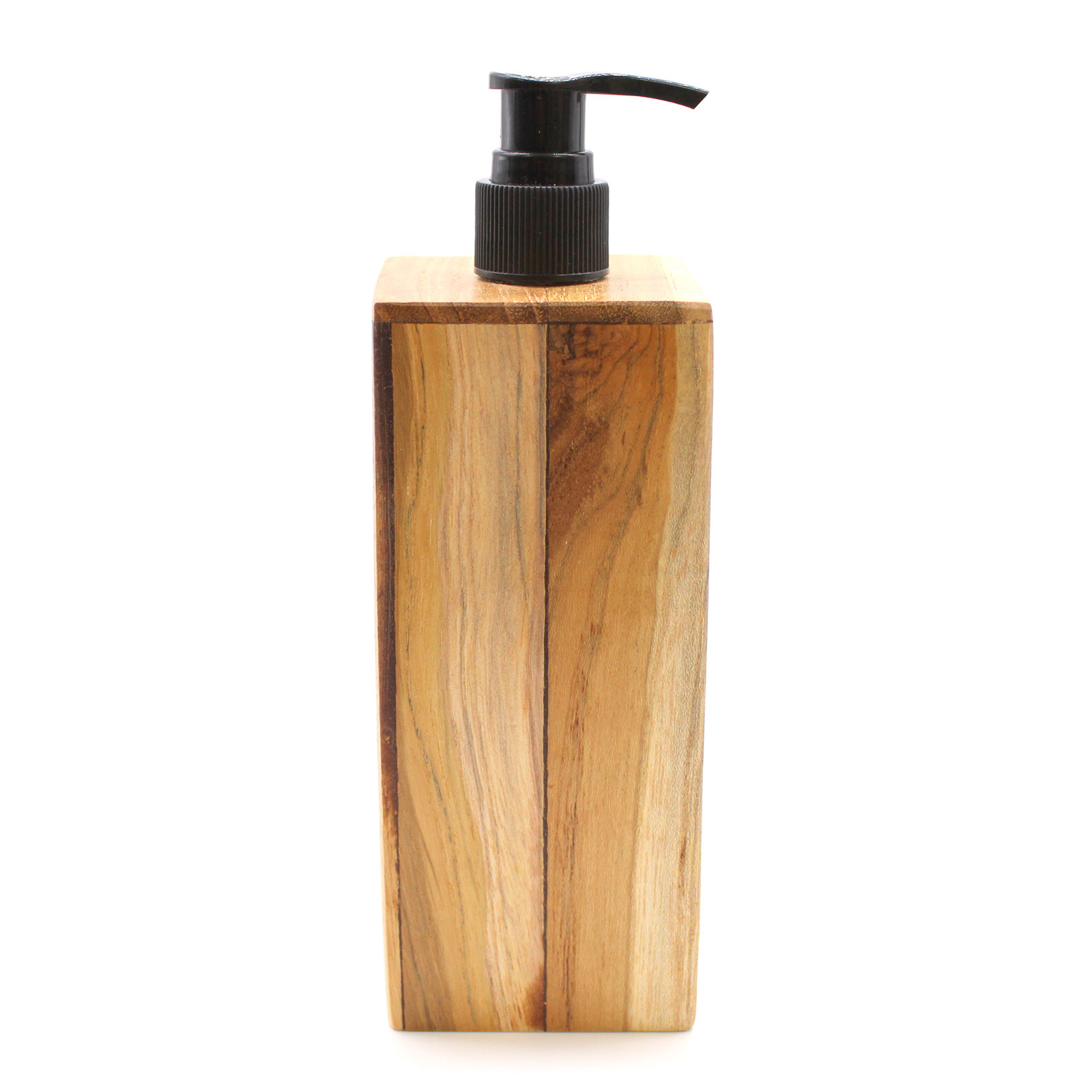 Distributeur de savon en bois de teck naturel - Carré- Vendu par 1 – Image 4