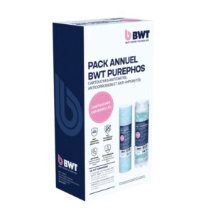 Pack annuel antitartre - BWT - Philodiphos - 1 cartouche B.SECURE - 1 cartouche SILICO - BWT Best Water Technology