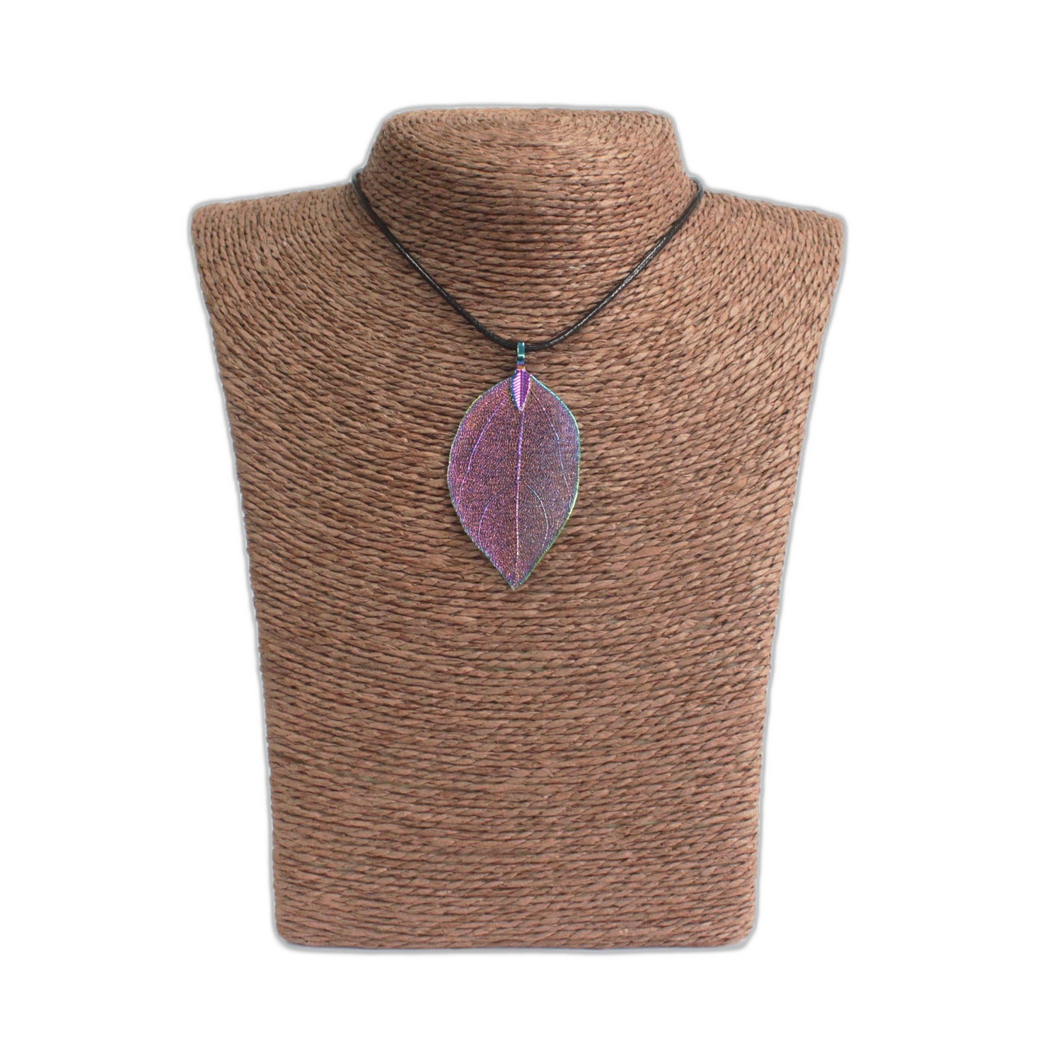 Collier - Feuille de Bravoure - Lavande- Vendu par 1 – Image 2