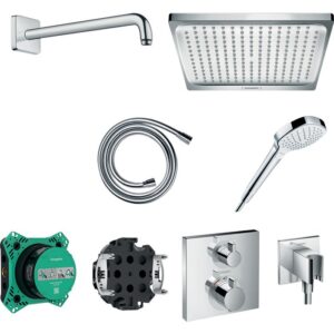 Ensemble de douche - Crometta E - HANSGROHE - Encastrée thermostatique - Débit 9 l/min - Hansgrohe