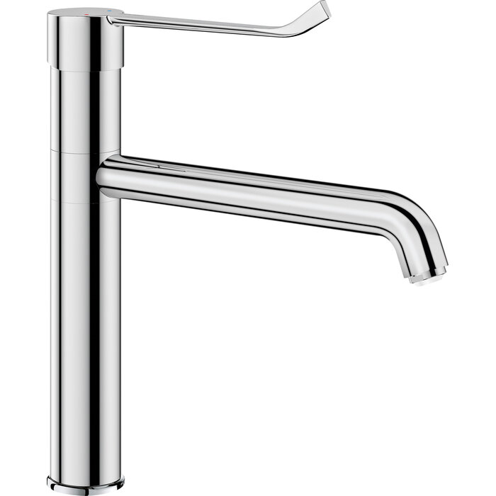 Mitigeur de lavabo hospitalier - DELABIE - Mécanique - Bec long - Delabie