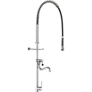 Combiné de prélavage monotrou avec mitigeur - DELABIE - 16 l/min en 1/4 de tour - Delabie