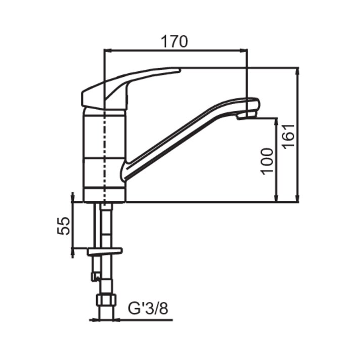 Mitiguer de lavabo Hospitalier - SANIFIRST - Modul'Mix - Débit 4l/min - Sans vidage - Sanifirst – Image 2