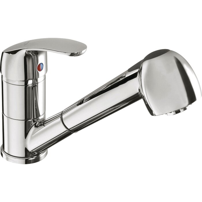 Mitigeur d'évier hospitalier - SANIFIRST - Bec orientable - Douchette extractible - Sanifirst