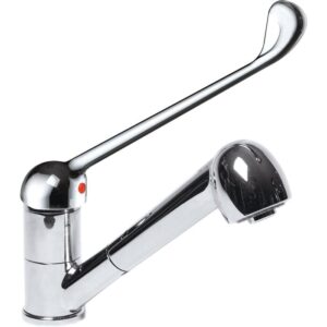 Mitigeur d'évier hospitalier - SANIFIRST - Bec orientable - Douchette extractible - Sanifirst