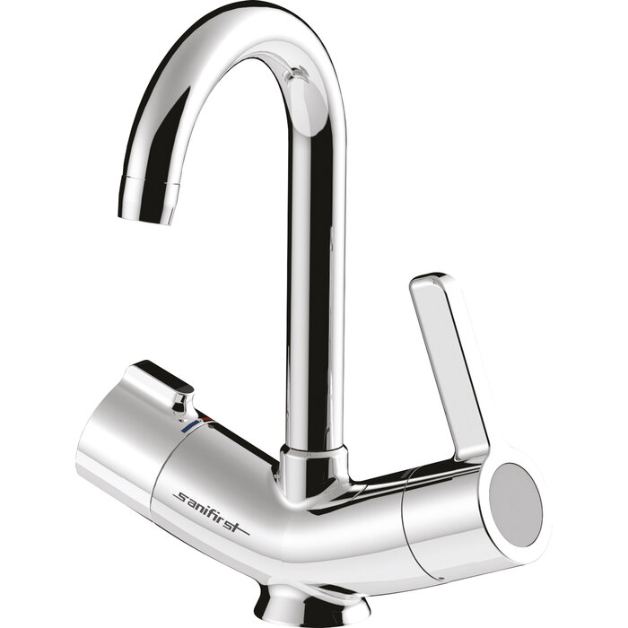 Mitigeur de lavabo thermostatique - SANIFIRST - Mastermix - Sur plage - Manette longue - Sanifirst
