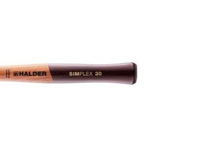 MAILLET SIMPLEX MANCHE BOIS Ø 30 TPE SOUPLE - HALDER - 3001.030