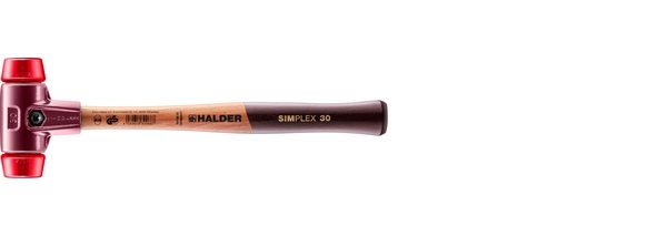 Maillets SIMPLEX manche bois Ø 30 plastique - HALDER - 3006.030