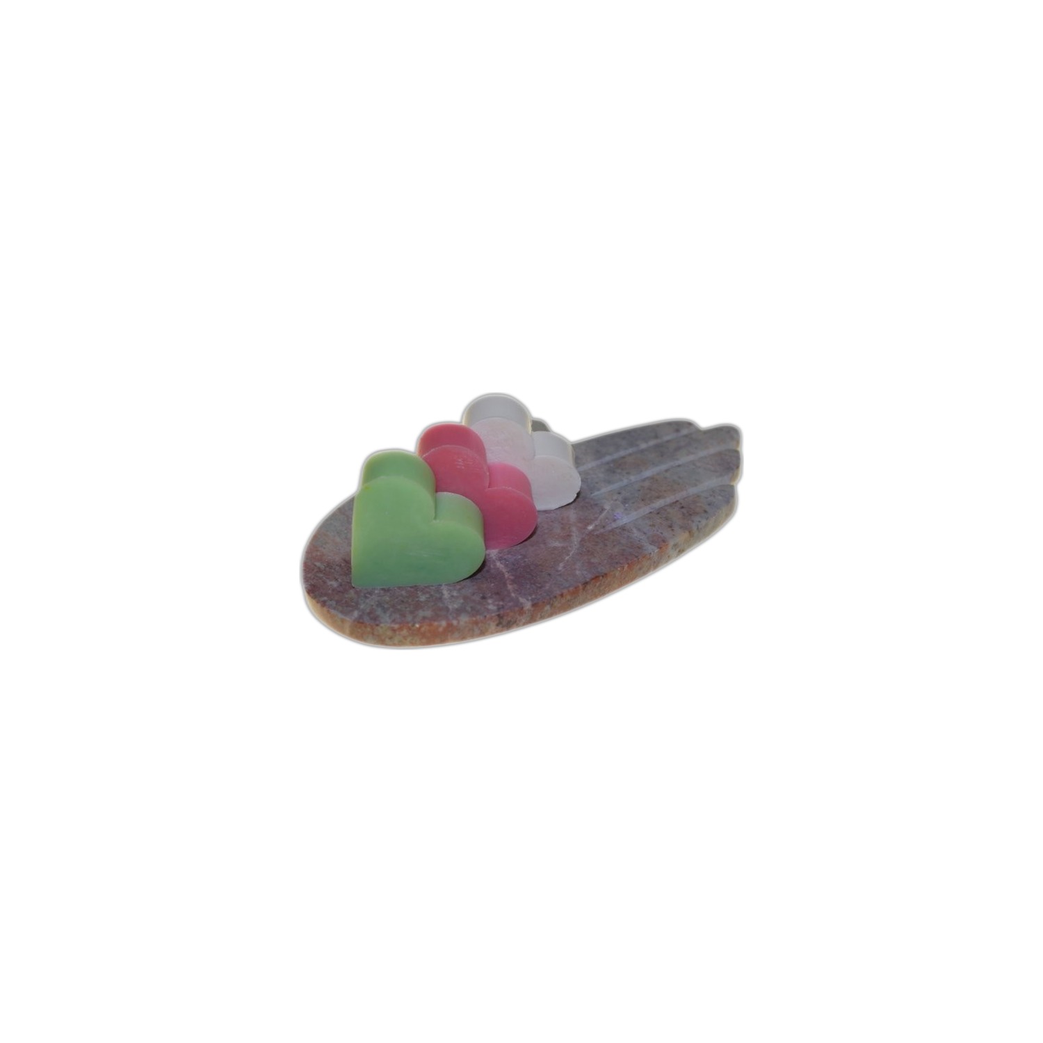 Savons Invitations Coeur - Pamplemousse- Vendu par 10 – Image 3