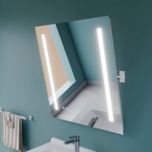 Miroir à Led intégré - Rota Plus - CREAZUR - 70 x 80 cm - Creazur