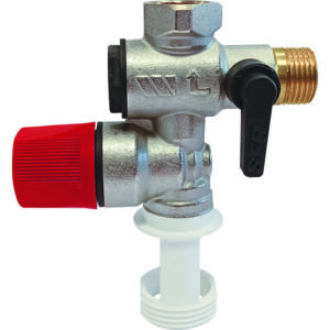 Groupe de sécurité droit - WATTS INDUSTRIES - 1/2" - Inox - Watts