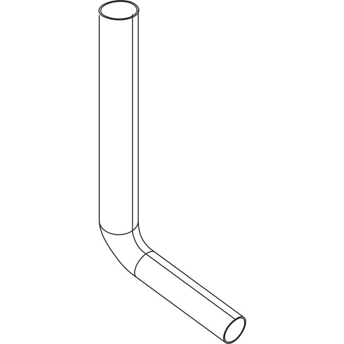 Tube de chasse semi-bas - REGIPLAST OLI - Ø 50-40mm x L33 cm - Regiplast – Image 2