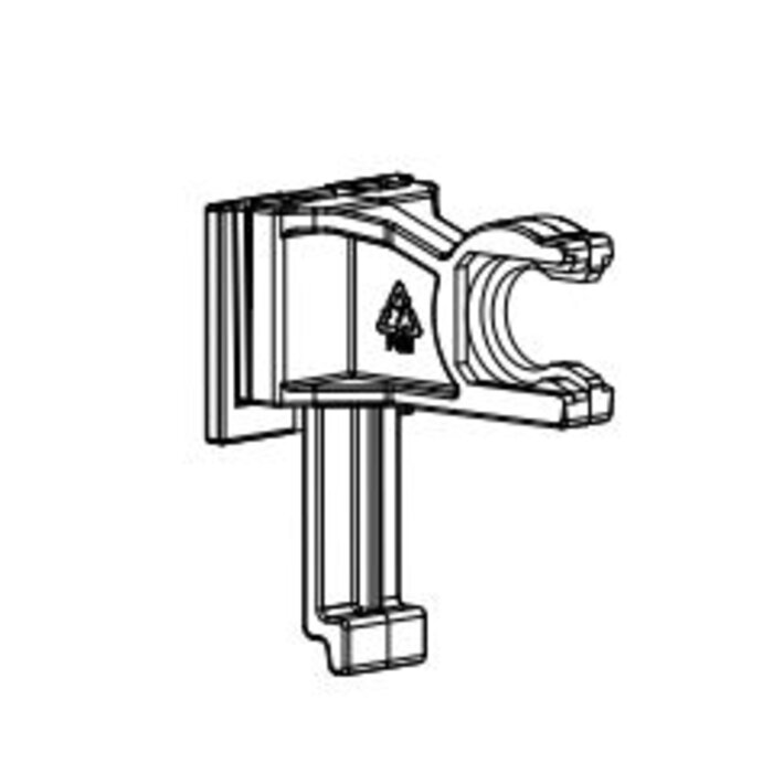 Support pour robinet flotteur - REGIPLAST - l 35 x h 60 x p 50 mm - Regiplast – Image 2