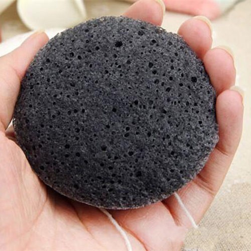Éponge Konjac - Charbon- Vendu par 1 – Image 4