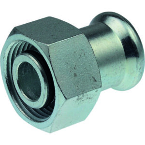 Raccord droit écrou tournant - Xpress Carbone - Aalberts integrated piping systems - FF Ø 15 mm - 3/4" - Aalberts Integrated Piping Systems
