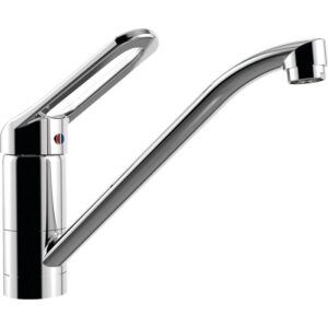 Mitigeur d'évier hospitalier à bec fixe ou orientable - Sanifirst