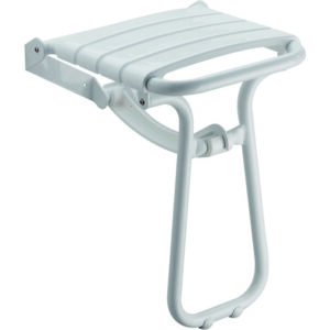 Siège de douche - PELLET - L.382 x l.364 x h.500 mm - Blanc - Pellet