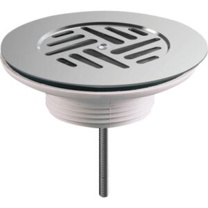 Bonde pour évier grès - VALENTIN - A grille marguerite - Diamètre 60 mm - Sans trop plein - Valentin
