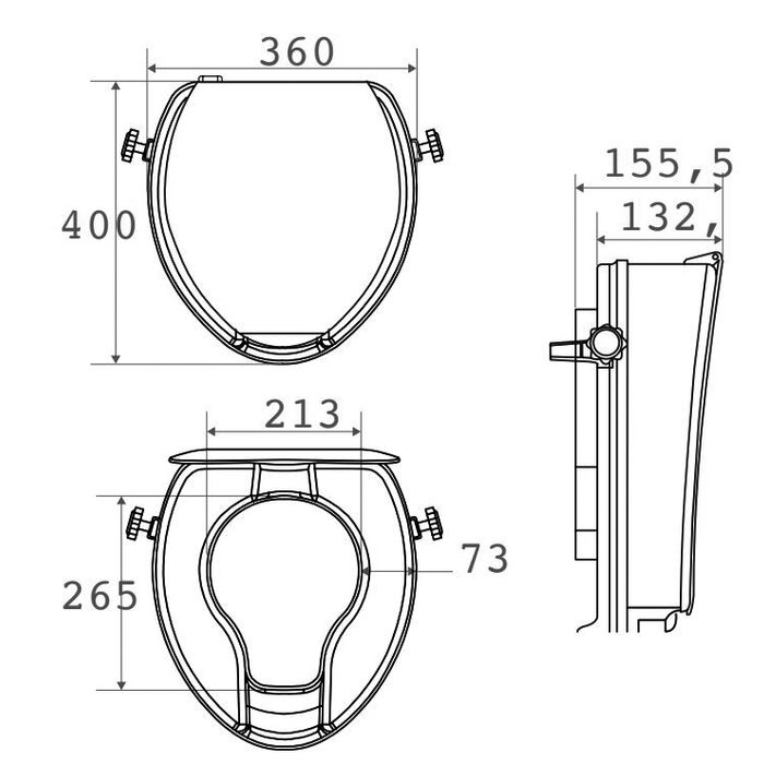 Réhausseur pour cuvette WC - PELLET - Réhausse 10 cm - Pellet – Image 4
