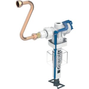 Robinet flotteur alimentation latérale – GEBERIT – Type 383 – 3/8" avec tube cuivre - Geberit