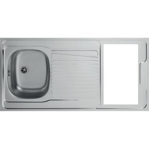 Evier de cuisinette - NORD INOX - 1200x600 mm - 1 cuve - NORD INOX