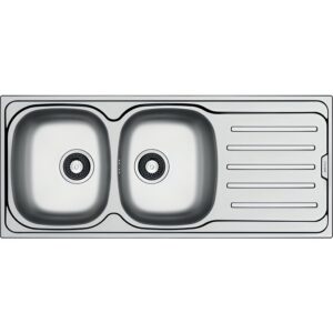Evier à encastrer - NORD INOX - Derby - Deux cuve - 1160x500mm - NORD INOX