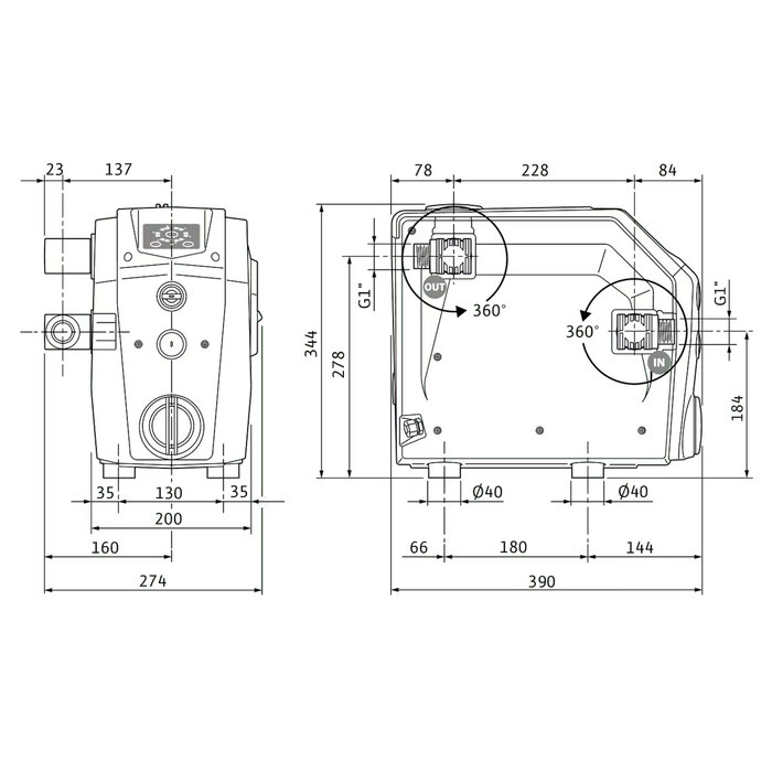 Pompe de surpression - Isar BOOST5-E-3 - WILO – Image 3