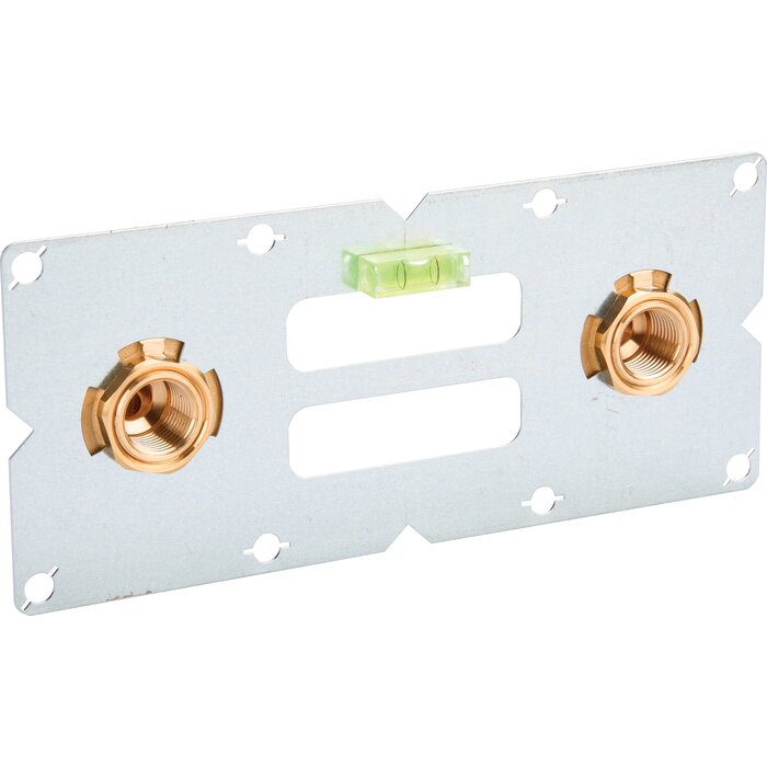 Sortie de cloison double - SIDER - Solufix - A sertir - Entraxe 150 mm - Multicouche Ø 16 mm - F 1/2" - SIDER